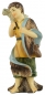 Mobile Preview: Handbemalte Krippenfigur Schäfer mit einem Lamm, ca. 10,5 cm, K 183-30