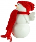 Preview: 2er Set Bezaubernde Schneemänner mit Flügeln ca. 12 cm - Weihnachtsdekoration