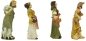 Preview: Handbemalte Krippenfiguren Mägde und Hirten 4-tlg., ca. 5 cm, K 111-05