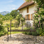 Preview: Nostalgische Gartenbank „Culta“ – Romantischer Charme für Ihre Wohlfühloase