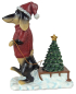Preview: Weihnachtszauber auf vier Pfoten: Dackel mit Weihnachtsbaum-Schlitten