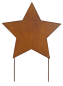 Preview: 3er-Set Beetstecker Tannenbaum, Stern & Hirsch – stimmungsvolle Gartendeko in Braun