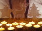 Preview: 3er-Set Beetstecker Tannenbaum, Stern & Hirsch – stimmungsvolle Gartendeko in Braun