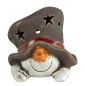 Preview: 2er Set Windlicht Schneemann