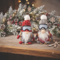 Preview: Dekowichtel Skifahrer im 2-er Set - Weihnachtliche Winterdekoration mit besonderem Charme