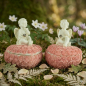 Preview: Lieblicher Engel Herzdose 2er Set ca. 13 cm - Dekoration
