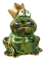 Preview: Charmantes 4er Set Froschkönig - Höhe ca. 6,9 cm