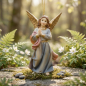 Preview: Handbemalte Krippenfigur Glorienengel, ca. 10 cm, K 182-99