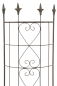 Preview: Halbrundes Rankgitter Helios ca. 80 cm - Gartendekoration