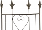 Preview: Halbrundes Rankgitter Helios ca. 80 cm - Gartendekoration