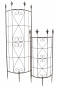 Preview: Halbrundes Rankgitter Helios ca. 80 cm - Gartendekoration