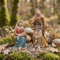 Preview: Stimmungsvolle Krippenfiguren Heilige Familie 2-tlg., ca. 13 cm, 72740