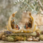 Preview: Krippenfiguren Heilige Familie im Flügel klein, 2er Set, ca. 4,5 cm, K 064-5