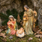 Preview: Heilige Familie K 004-01 ca. 8 cm - 4-tlg. – Zauber der Heiligen Nacht