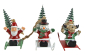 Preview: Weihnachtlicher Christbaumschmuck – Fröhliche Figuren auf dem Schlitten
