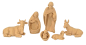 Preview: Krippenfiguren zum Selbstbemalen – 7-teiliges Krippenset aus Bayern aus dem 3D-Drucker