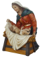 Preview: Krippenfiguren Heilige Familie  K101-4 – Maria, Josef & Jesuskind – herausnehmbares Jesuskind