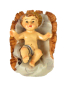 Preview: Jesukind im Bett – Liebevolle Krippenfigur für eine besinnliche Weihnachtskrippe, K 004-3