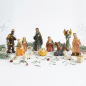 Preview: Zierliche Krippenfiguren 11-tlg., ca. 3,5 cm, K 110