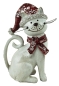 Preview: Weihnachtliche Katze Minka 2er Set - Höhe ca. 11 cm