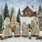 Preview: 4er Set Bezaubernder Nikolaus - Weihnachtsdekoration