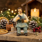 Preview: Handbemalte Krippenfigur Schuster, ca. 8 cm, K 945-11