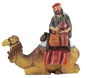 Preview: Kamel mit Hirte – Krippenfigur für die Weihnachtsdekoration