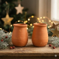 Preview: 2er Set Tontopf - Krippenzubehör ca. 5 cm