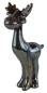 Preview: 2er Set Elegante Elche ca. 22 cm - Weihnachtsdekoration
