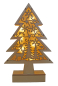 Preview: LED-Holzbaum mit liebevollen Weihnachtsmotiven – stimmungsvolle Weihnachtsdekoration