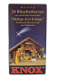 Preview: Traditionelles Räuchermännchen mit Schaf & Knox Räucherkerzen - 8989A – Erzgebirgische Gemütlichkeit für Ihr Zuhause