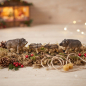 Preview: Wildschwein-Familie – Natürliche Krippenfiguren für Ihre Weihnachtskrippe T 104-,13