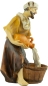 Mobile Preview: Handbemalte Krippenfigur Mann mit Wasserschüssel, ca. 11 cm, K 131-8