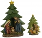 Mobile Preview: Krippenfigur Heilige Familie unter dem Tannenbaum groß, ca. 16 cm, K 096-3