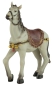 Preview: Handbemalte Krippenfigur Pferd, ca. 11 cm, T 134