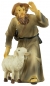 Mobile Preview: Handbemalte Krippenfigur Schäfer mit einem Schaf, ca. 10 cm, K 001-22