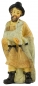 Mobile Preview: Handbemalte Krippenfigur Schäfer mit einem Schaf, ca. 12 cm, K 507-14
