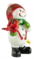 Preview: 4er Set Bezaubernde Schneemänner ca. 7,5 cm - Weihnachtsdekoration
