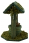 Preview: Handgefertigter Ziehbrunnen mit Dach - Krippenzubehör, ca. 11 x 10,5 x 9 cm