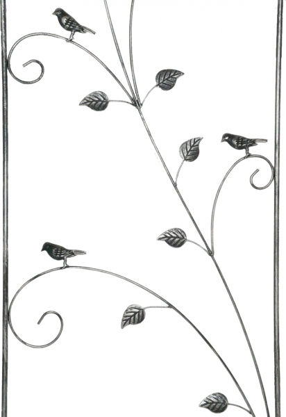 Preview: Gerades Rankgitter Bella ca. 150 cm - Gartendekoration