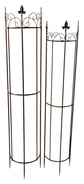 Preview: Halbrundes Rankgitter Clematis groß ca. 148 cm - Gartendekoration