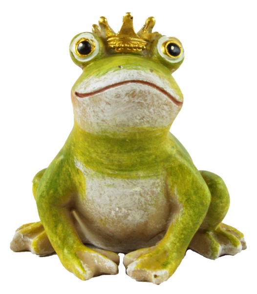 Entzückendes 2er Set Froschkönig - Höhe ca. 9,5 cm