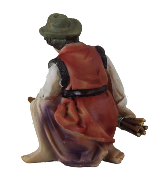 Preview: Krippenfigur „Holzsammler“ – Liebevoll gestaltete Krippenfigur K963-11