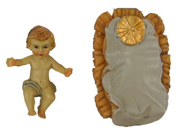 Preview: Heilige Familie K 005-01 ca. 12 cm - 4-tlg. – Zauber der Heiligen Nacht