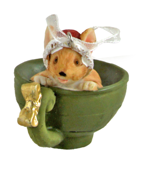 Weihnachtshänger „Mäuse in Tassen“ – kleine Freunde für große Herzensmomente