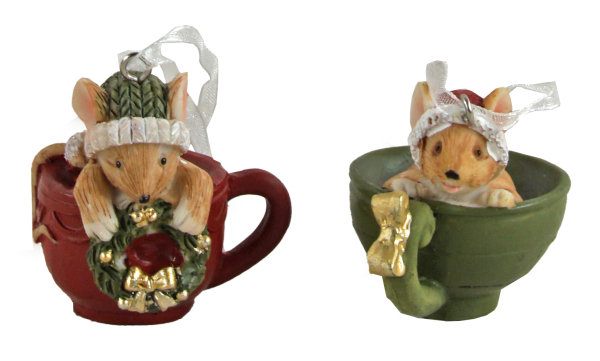 Weihnachtshänger „Mäuse in Tassen“ – kleine Freunde für große Herzensmomente