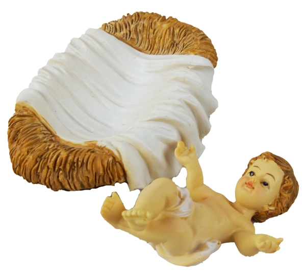 Wunderschöne Krippenfiguren Heilige Familie 4-tlg., ca. 24 cm, K 202-01