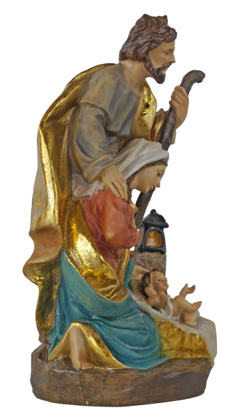 Heilige Familie mit Jesuskind  73423 – Liebevoll gestaltete Krippenfigur für eine stimmungsvolle Weihnachtszeit