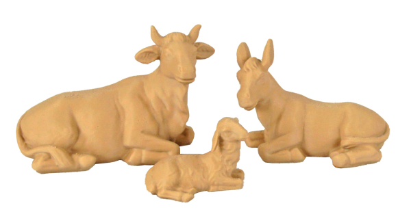 Krippenfiguren zum Selbstbemalen – 7-teiliges Krippenset aus Bayern aus dem 3D-Drucker