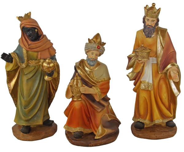 Exklusives Krippenfiguren-Set K 187 - Höhe ca. 30 cm - 12 tlg.